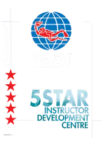 PADI 5 Star IDC Centre